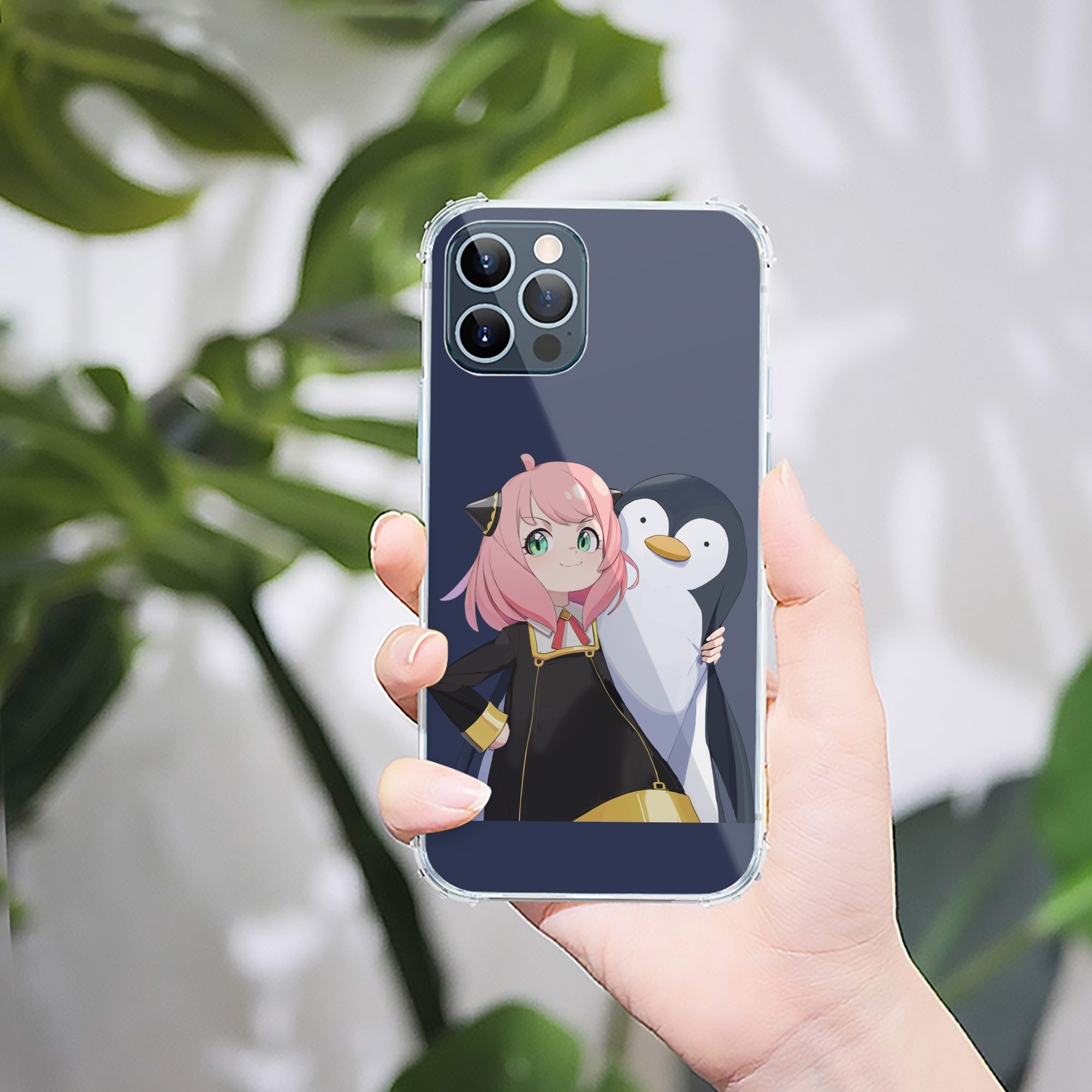 （画像用） SPY×FAMILY间谍家家酒 【iPhone 12シリーズ対応】透明スマホケース（クリアソフトケース）